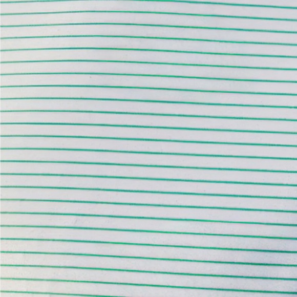 Collars & Co. Featherweight Flex Polo Augusta Green Stripe Size Medium NEW - Picture 4 of 6